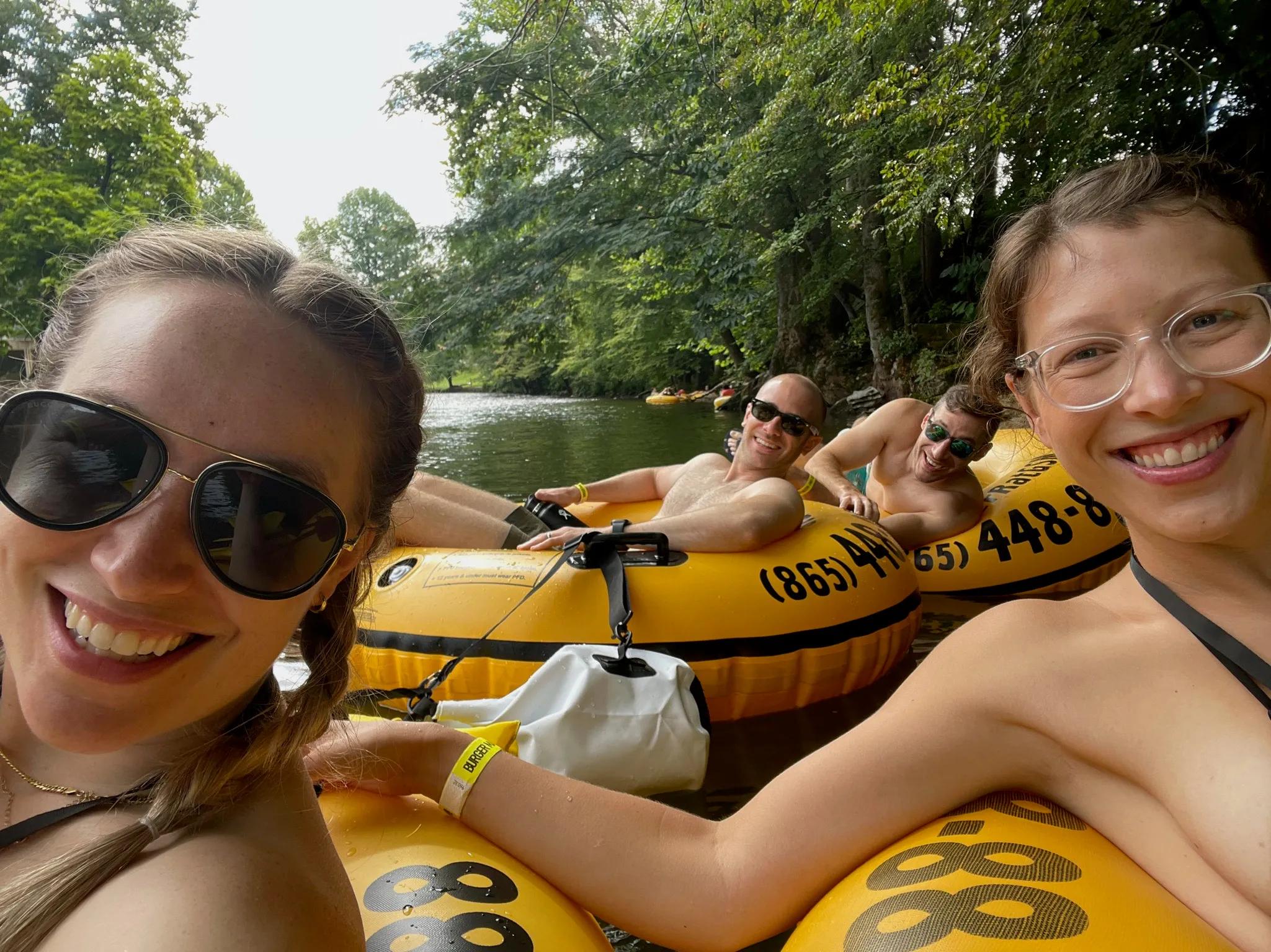 Group shot on the river!
