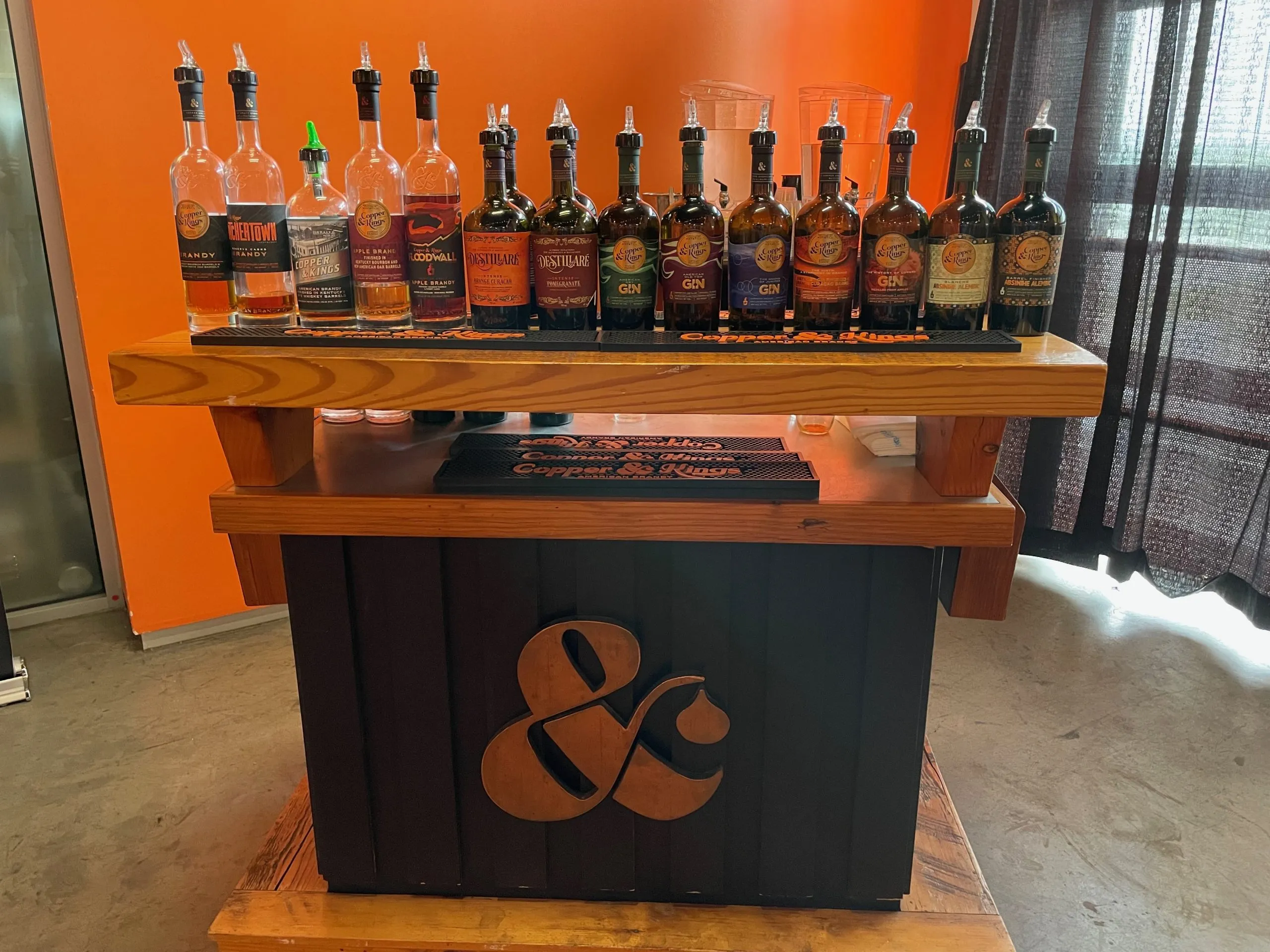 All the options for the tasting